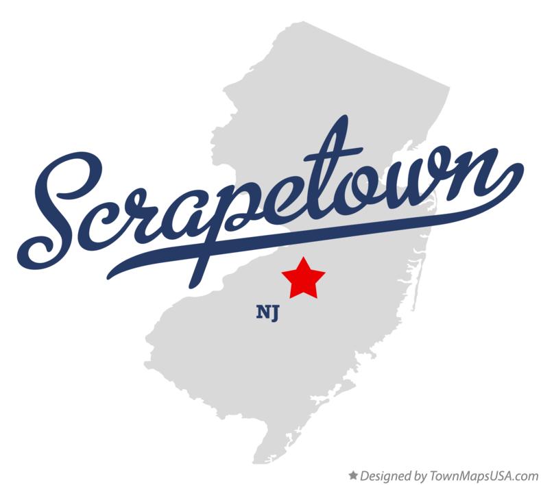 Map of Scrapetown New Jersey NJ