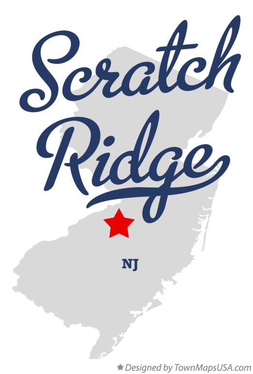 Map of Scratch Ridge New Jersey NJ