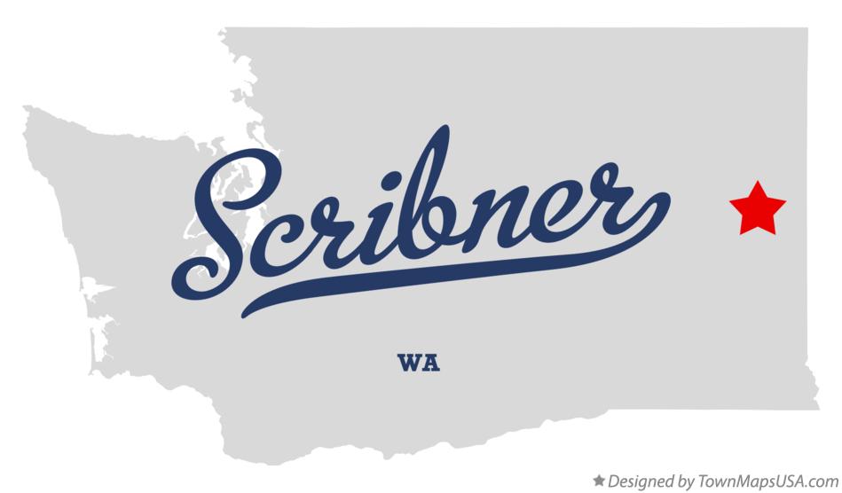 Map of Scribner Washington WA