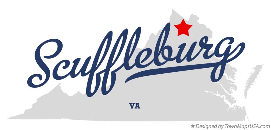 Map of Scuffleburg Virginia VA