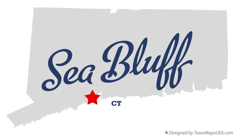 Map of Sea Bluff Connecticut CT