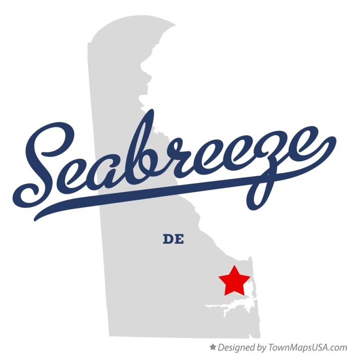 Map of Seabreeze Delaware DE