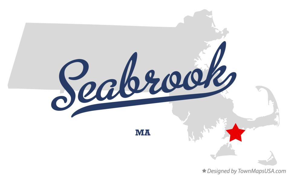 Map of Seabrook Massachusetts MA