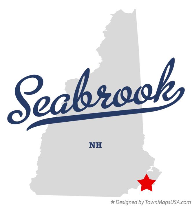Map of Seabrook New Hampshire NH
