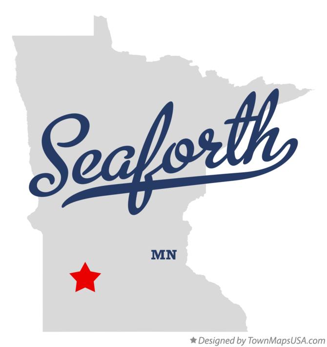Map of Seaforth Minnesota MN