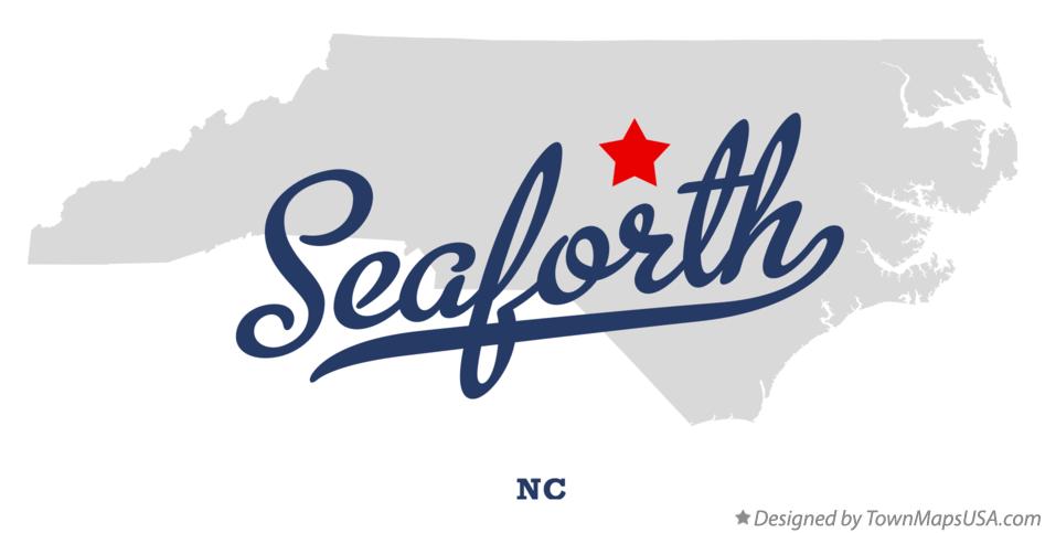Map of Seaforth North Carolina NC