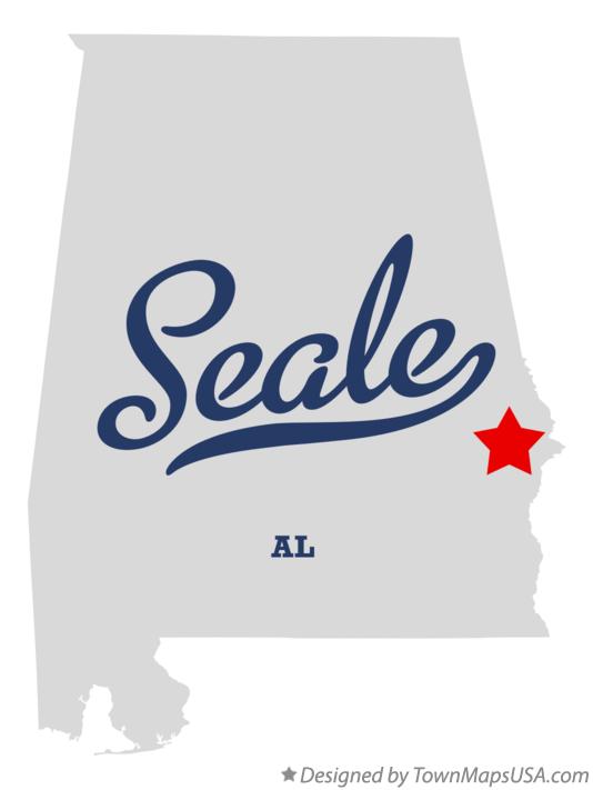 Map of Seale Alabama AL