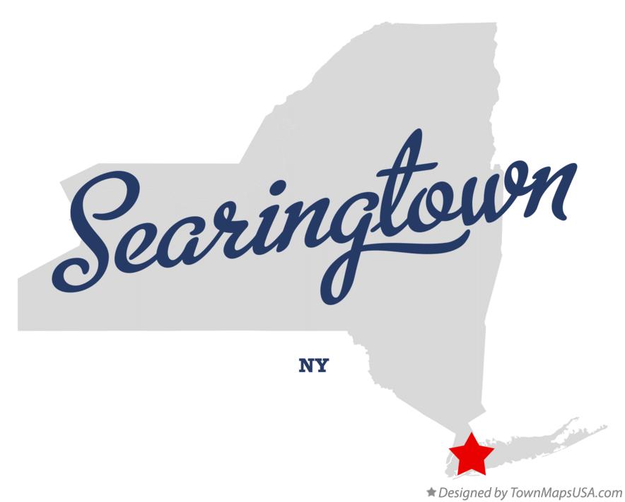 Map of Searingtown New York NY