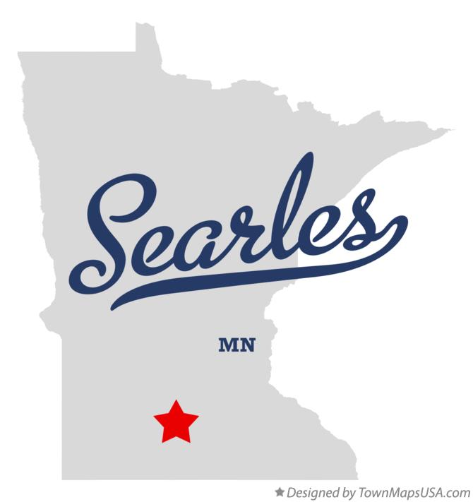 Map of Searles Minnesota MN