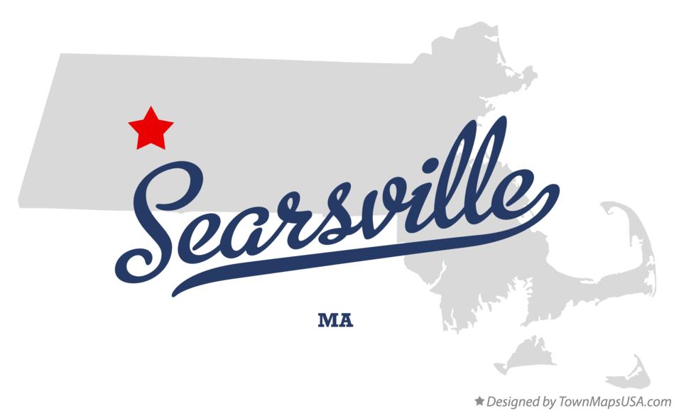 Map of Searsville Massachusetts MA