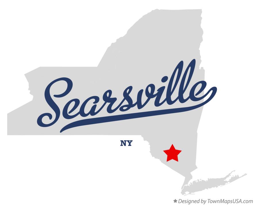 Map of Searsville New York NY