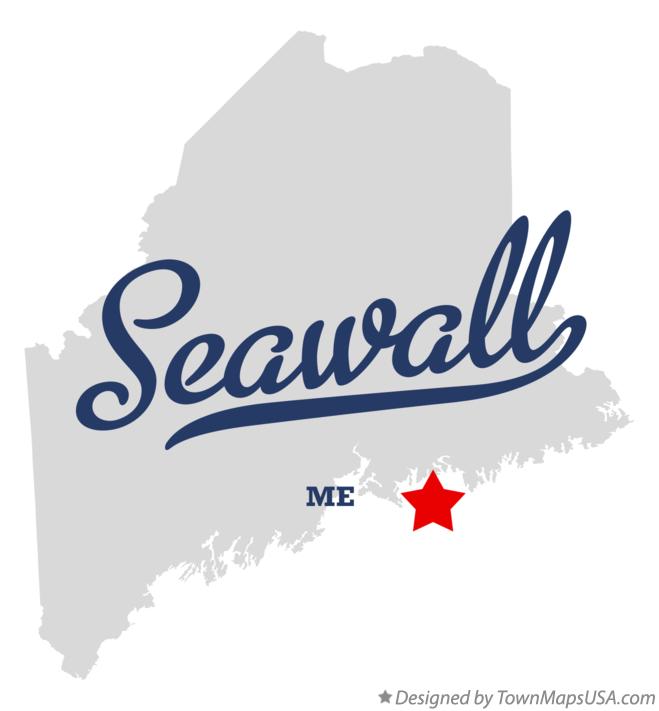 Map of Seawall Maine ME