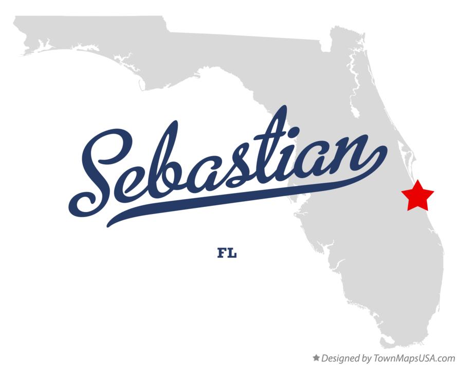 Map of Sebastian Florida FL