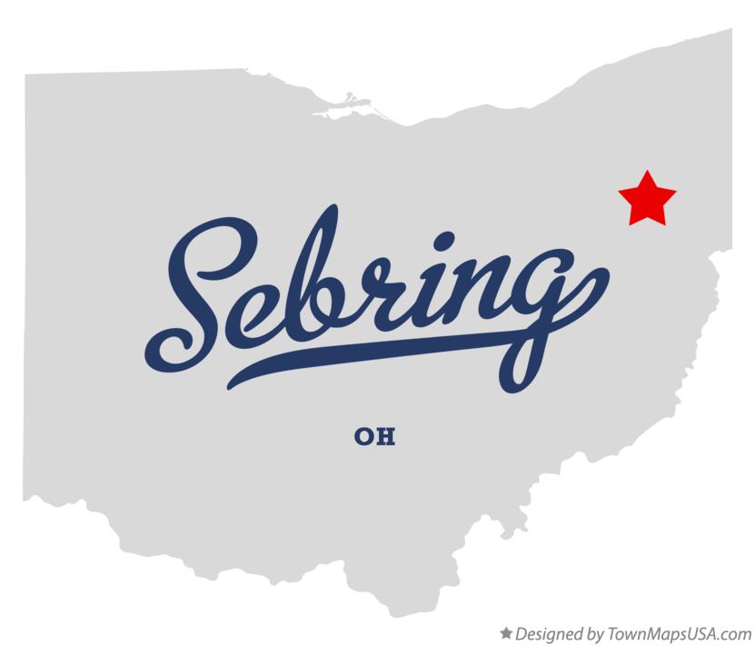 Map of Sebring Ohio OH