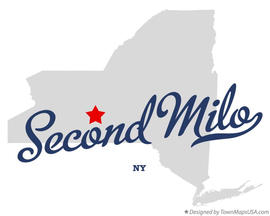 Map of Second Milo New York NY