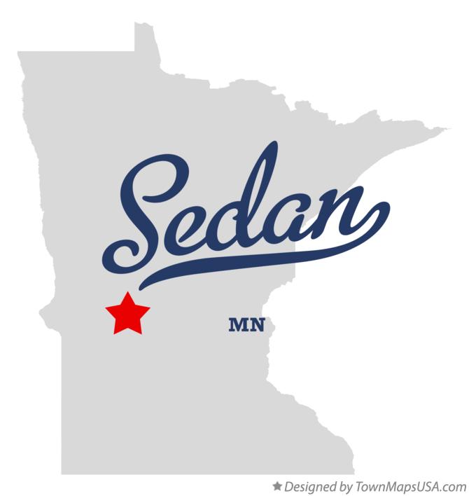 Map of Sedan Minnesota MN