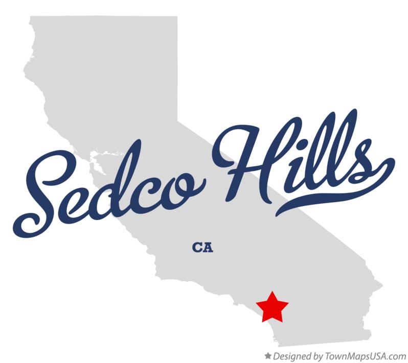 Map of Sedco Hills California CA