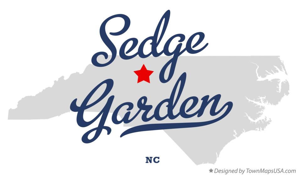 Map of Sedge Garden North Carolina NC