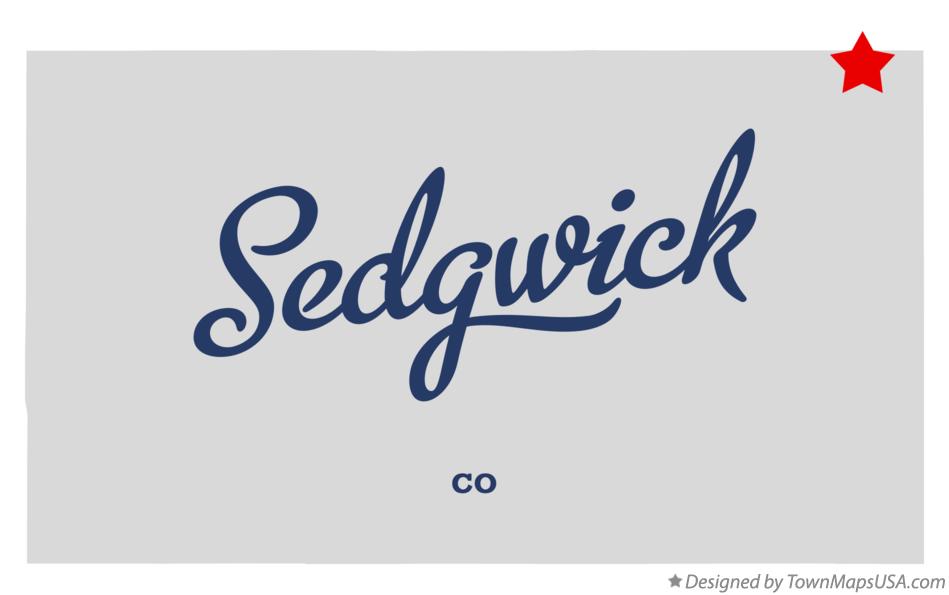 Map of Sedgwick Colorado CO