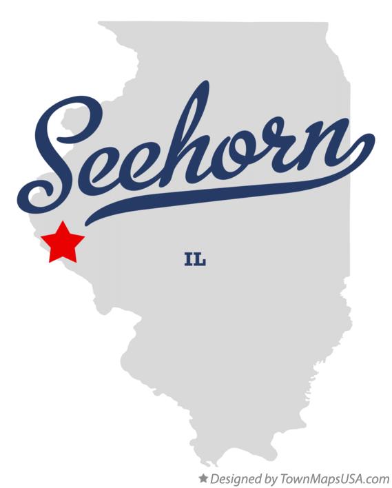Map of Seehorn Illinois IL