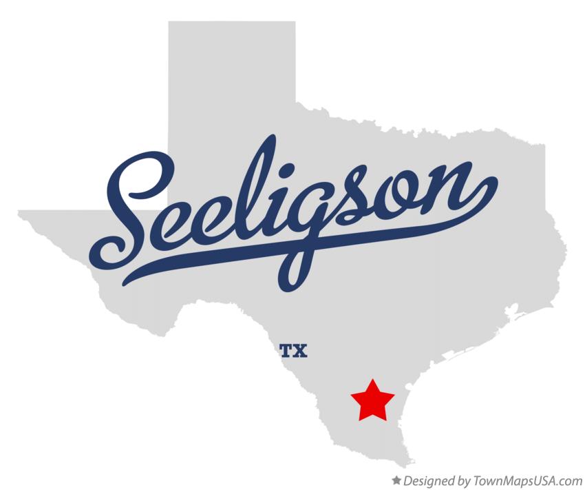 Map of Seeligson Texas TX