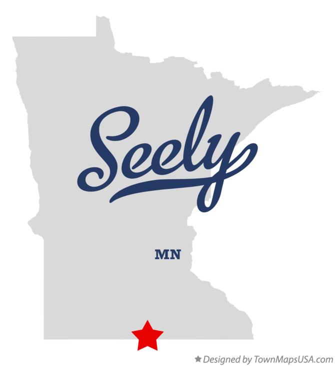 Map of Seely Minnesota MN