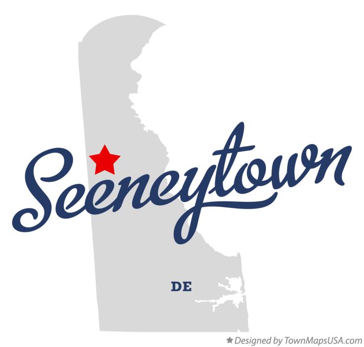 Map of Seeneytown Delaware DE