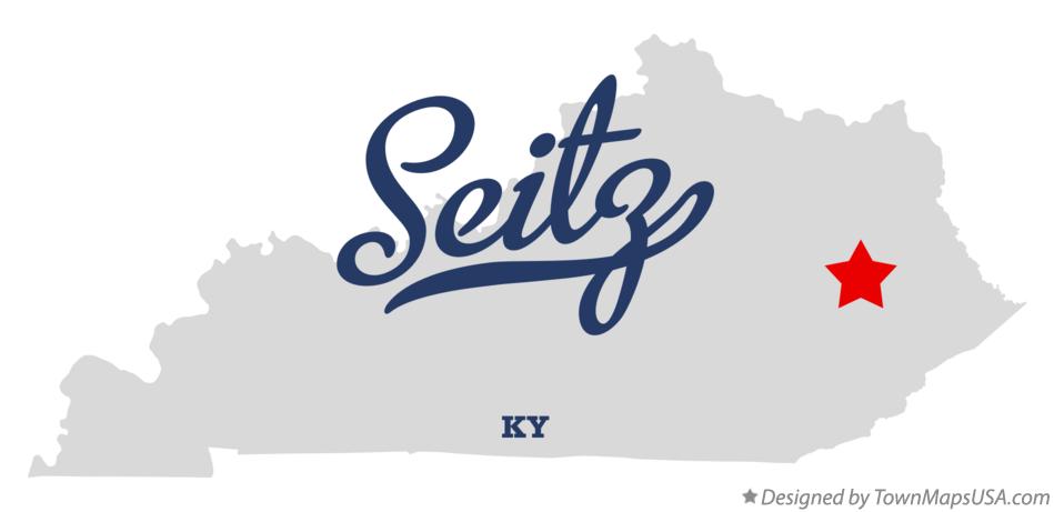 Map of Seitz Kentucky KY