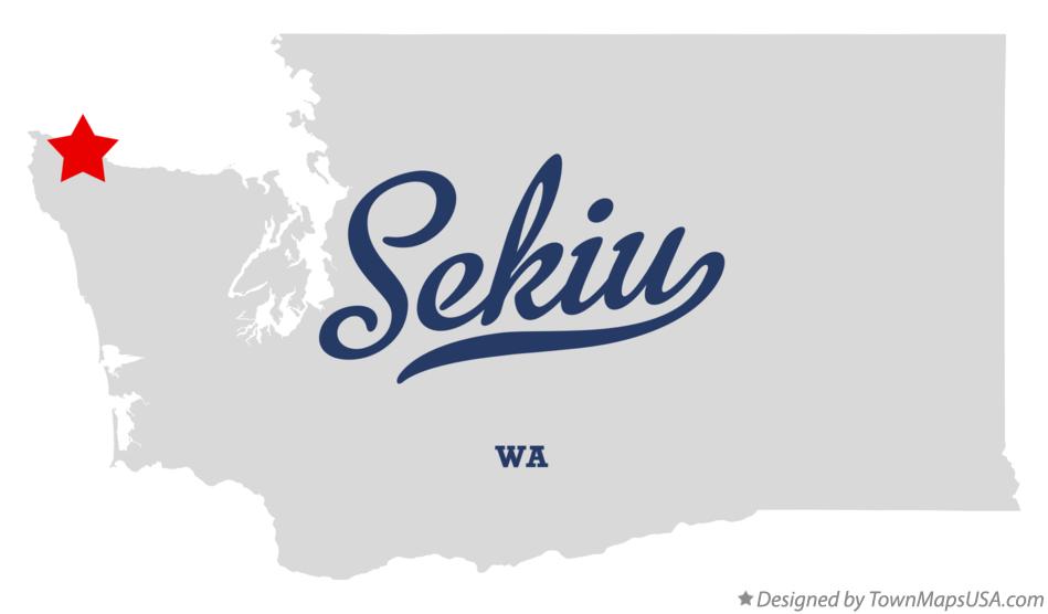 Map of Sekiu Washington WA