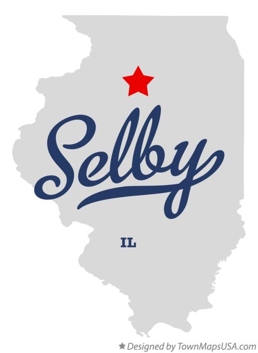 Map of Selby Illinois IL