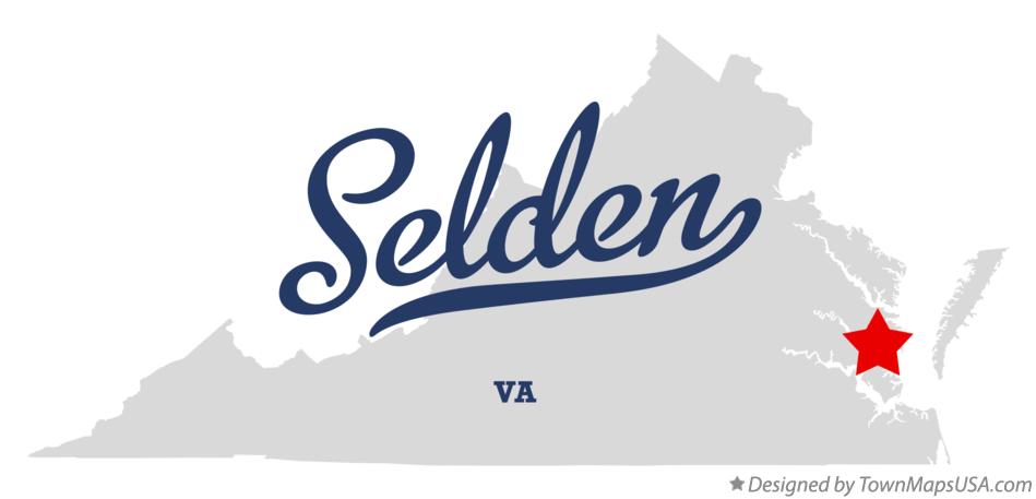 Map of Selden Virginia VA
