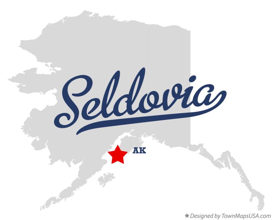Map of Seldovia Alaska AK