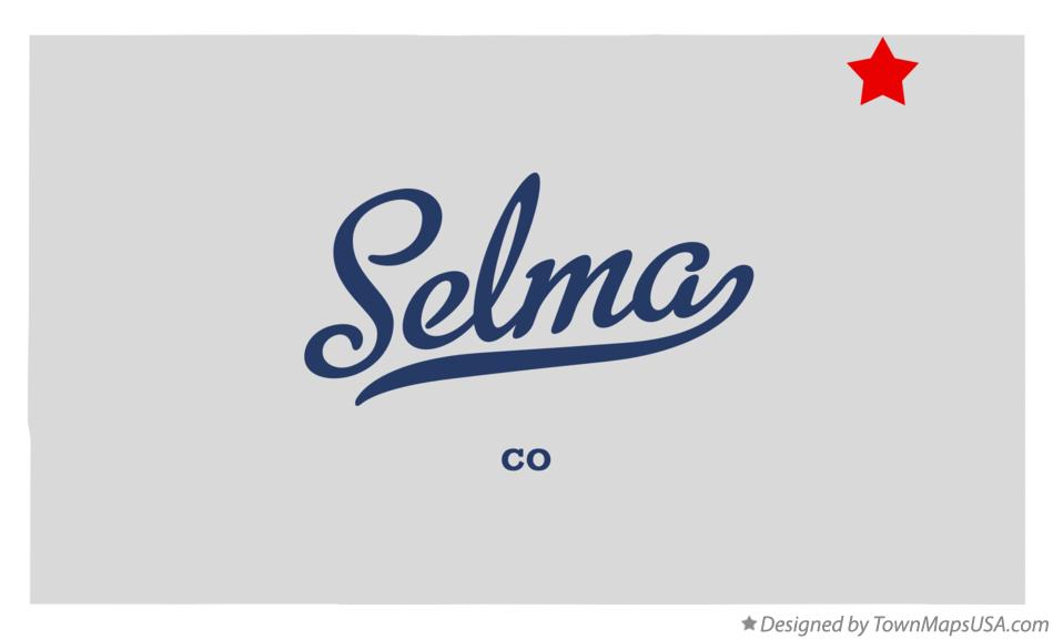 Map of Selma Colorado CO