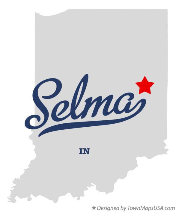 Map of Selma Indiana IN