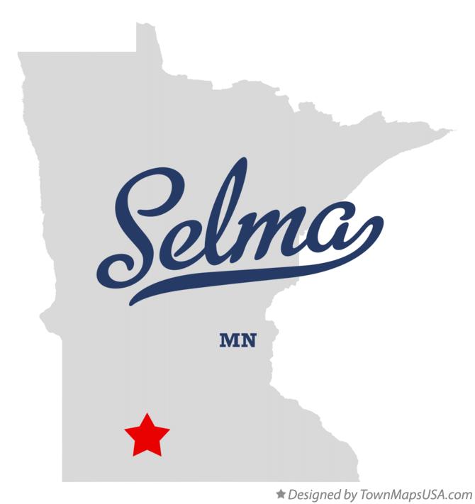 Map of Selma Minnesota MN