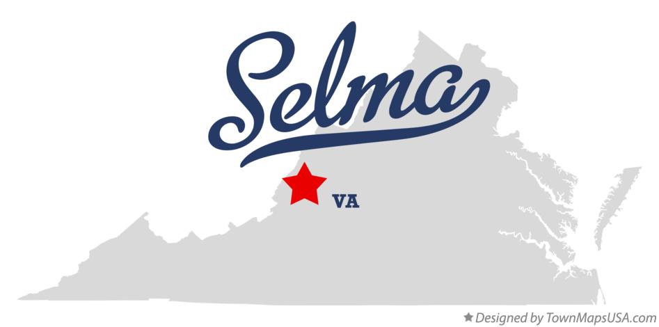 Map of Selma Virginia VA
