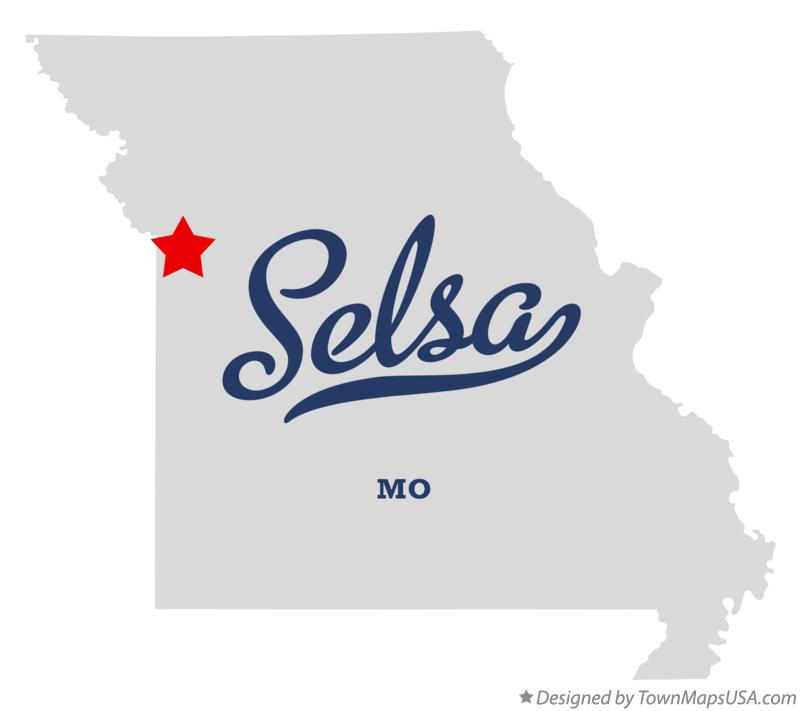Map of Selsa Missouri MO