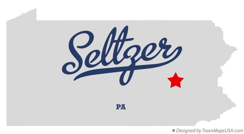 Map of Seltzer Pennsylvania PA