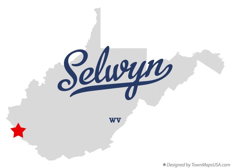 Map of Selwyn West Virginia WV