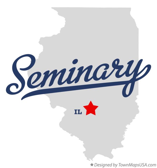 Map of Seminary Illinois IL