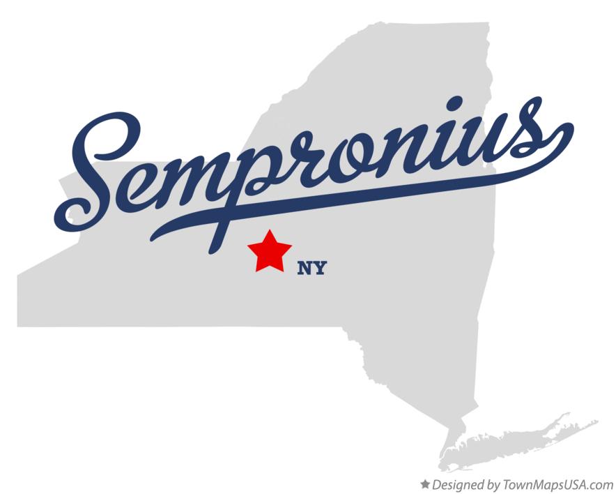 Map of Sempronius New York NY