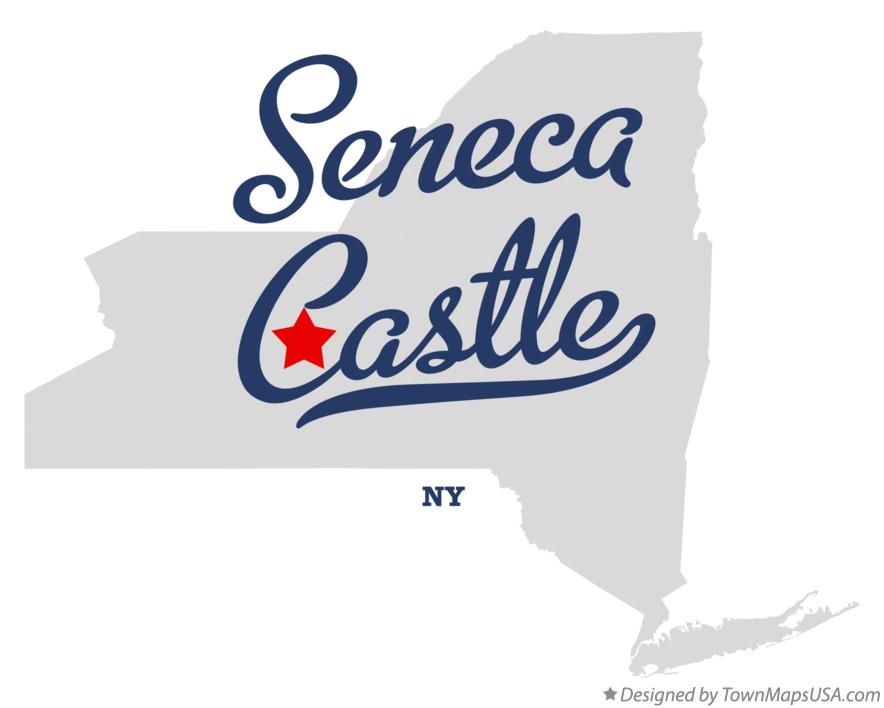 Map of Seneca Castle New York NY