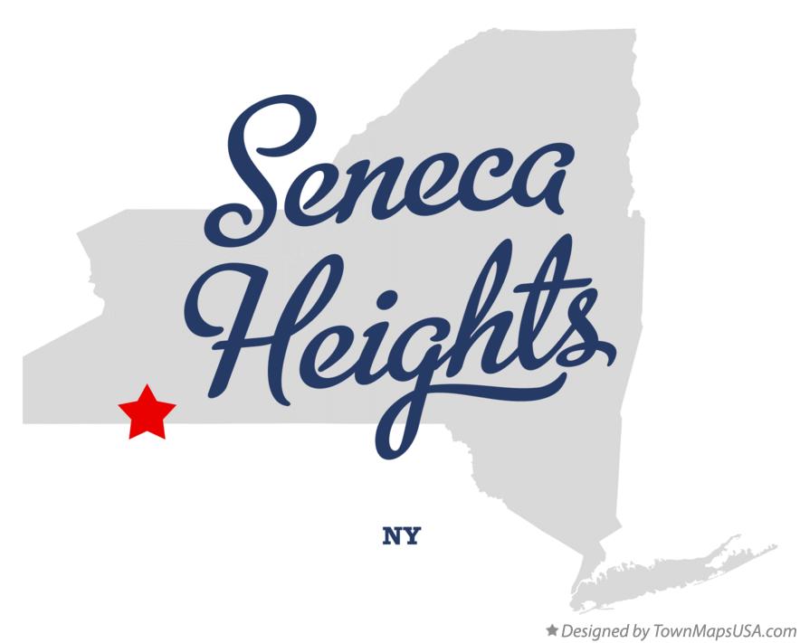Map of Seneca Heights New York NY