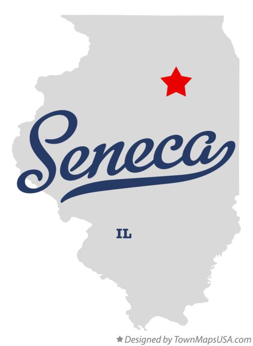 Map of Seneca Illinois IL