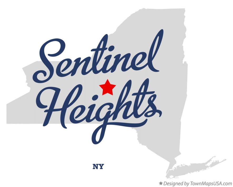 Map of Sentinel Heights New York NY