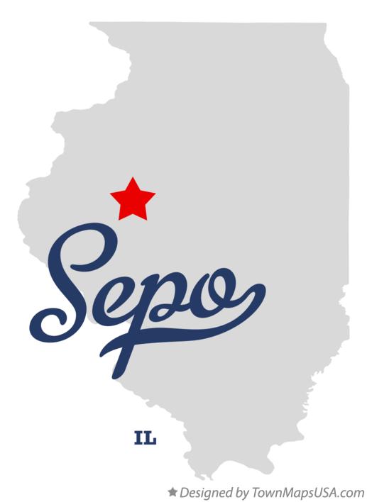 Map of Sepo Illinois IL