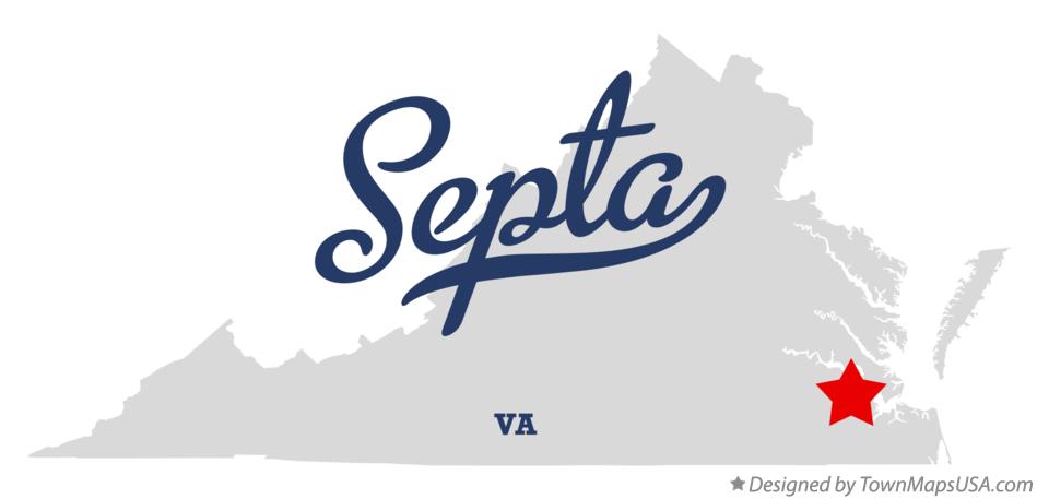 Map of Septa Virginia VA