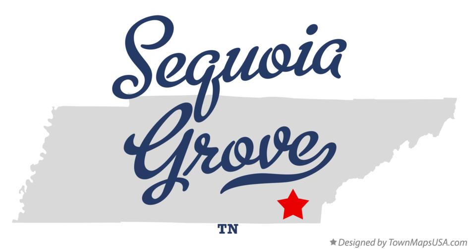 Map of Sequoia Grove Tennessee TN