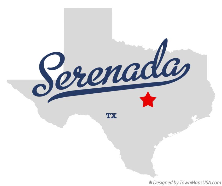 Map of Serenada Texas TX
