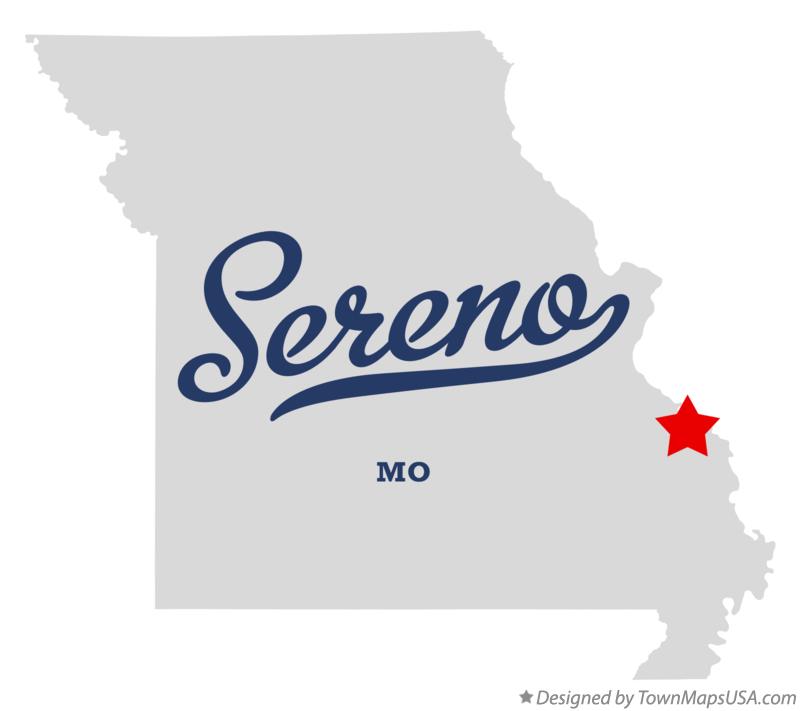 Map of Sereno Missouri MO